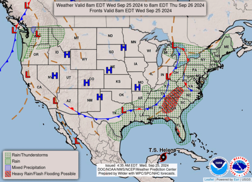 Weather map