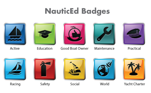 NauticEd Sailing Badges