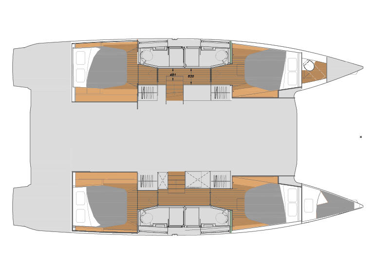 Fountaine Pajot Elba 45 Ruinart