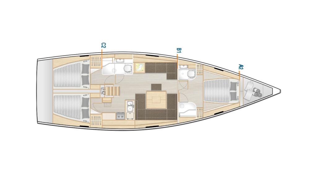 Hanse 458 Meraki of London