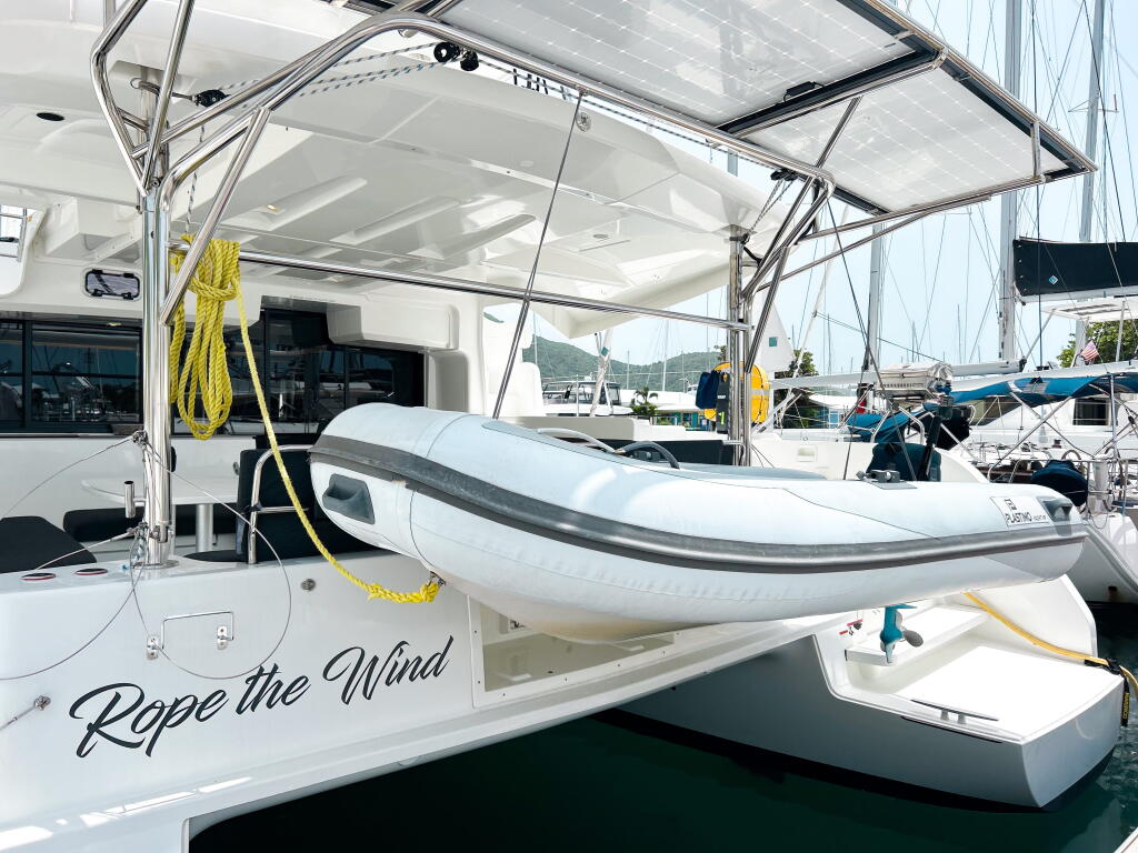 Lagoon 46 Rope The Wind