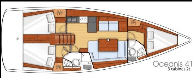 Oceanis 41 Asjemenou