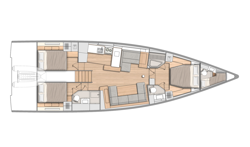 Oceanis Yacht 54 White Bird 